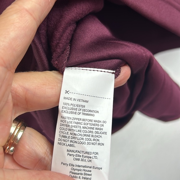 NWT Callaway Mens Burgundy Red 1/4 Zip Pullover Opti Dri Golf Sweatshirt Small - Picture 8 of 10